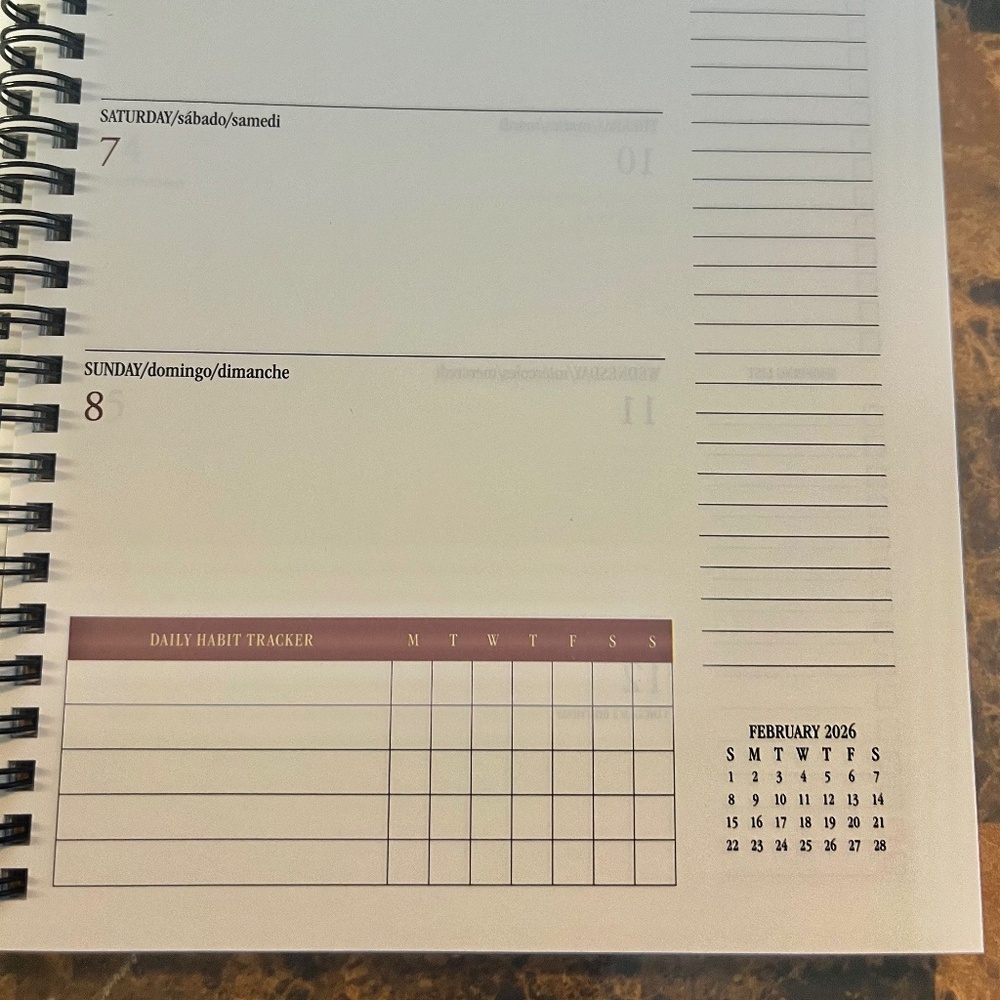 Brand New Because I Knew You I Have Been Changed For Good 2026 Planner - Picture 5 of 8